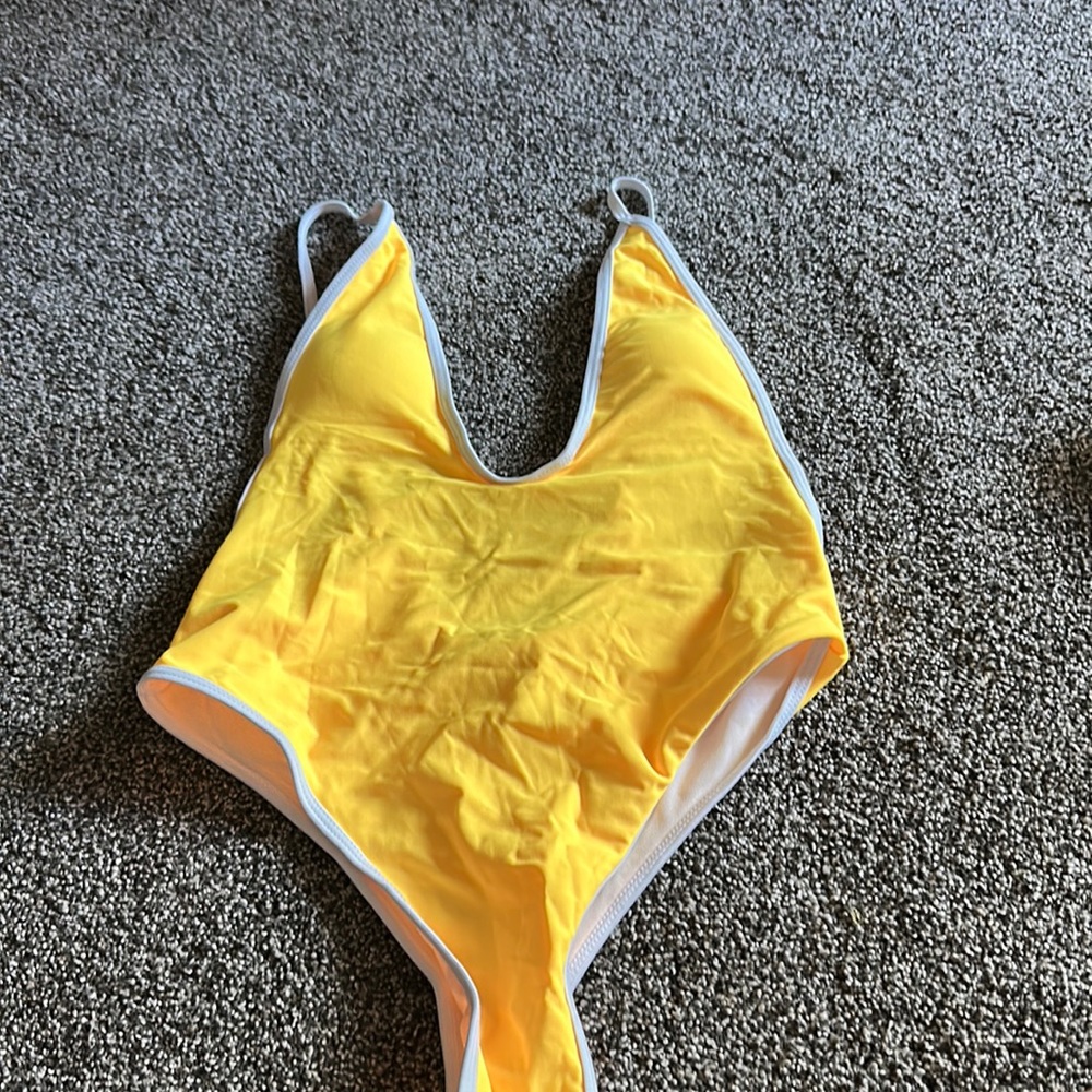 Thong bathing, suit, size medium